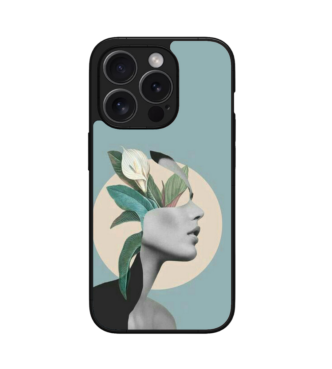 Women Abstract Art Painting Custom Glossy Metal Bumper Case
