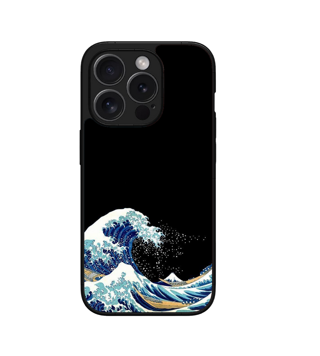 Ocean Blue Waves Custom Glossy Metal Bumper Case