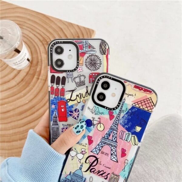 Top Cities Impact Soft Case For iPhone 11 12 12Pro 12ProMax XR
