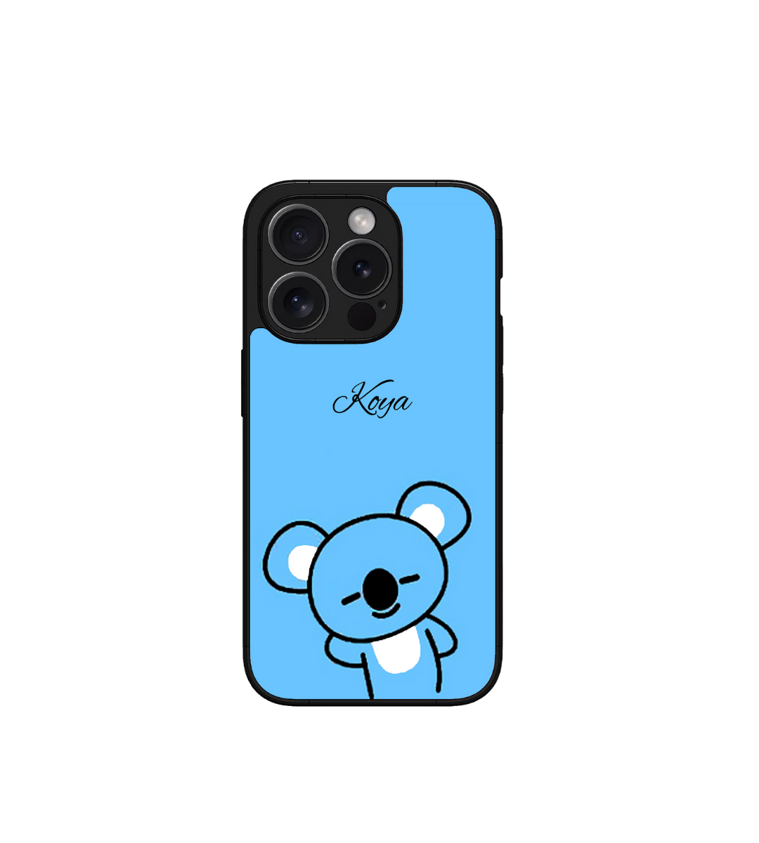 BT21 Character Koya Custom Glossy Metal Bumper Case