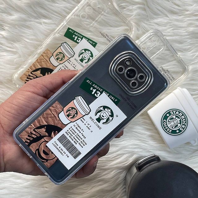 Starbucks Coffee Transparent Custom Slim  Soft Cases