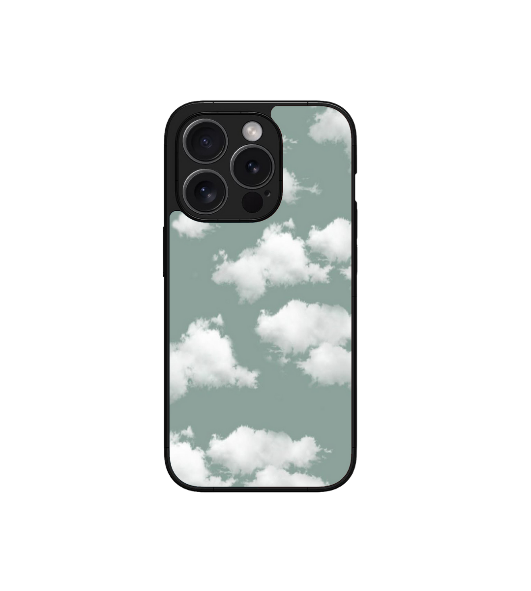 Cloud Custom Glossy Metal Bumper Case