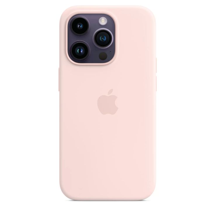 iPhone Liquid Silicone Logo Case (Pink Sand)