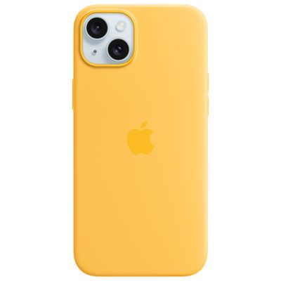 iPhone Liquid Silicone Logo Case (Sunshine Yellow)