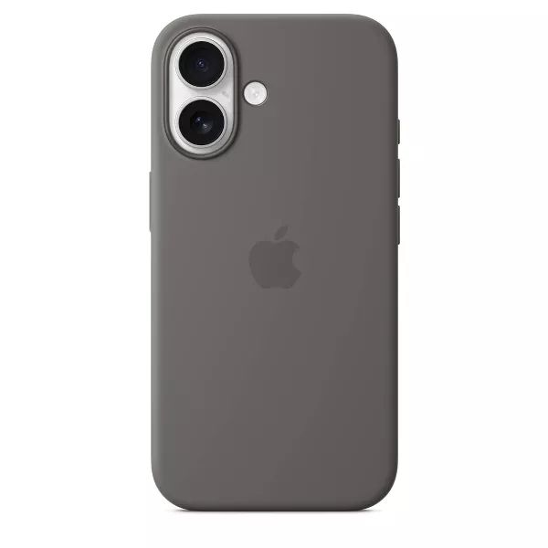 iPhone Liquid Silicone Logo Case (Charcoal Gray)