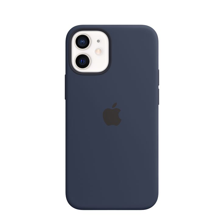 iPhone Liquid Silicone Logo Case (Midnight Blue)