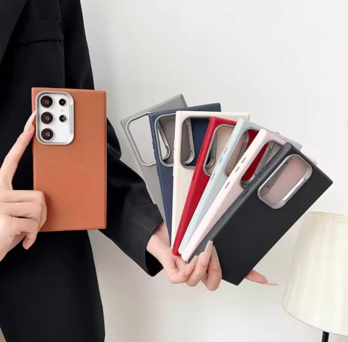 Ultra Thin Leather Soft Silicone Samsung S & A Series Soft Case