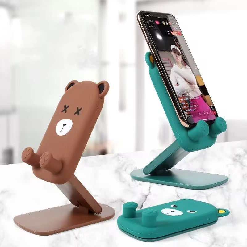 Kawaii Cute Cartoon Portable Table Desktop Phone Holder Stand