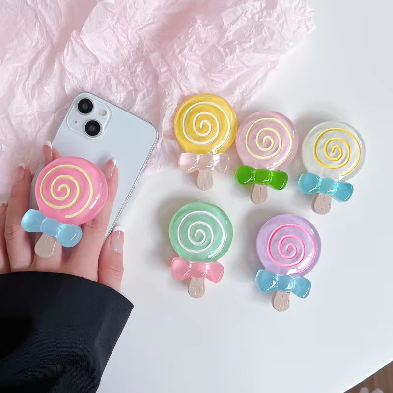 Lollipop Cute Candy Gripper Phone Holder Bracket