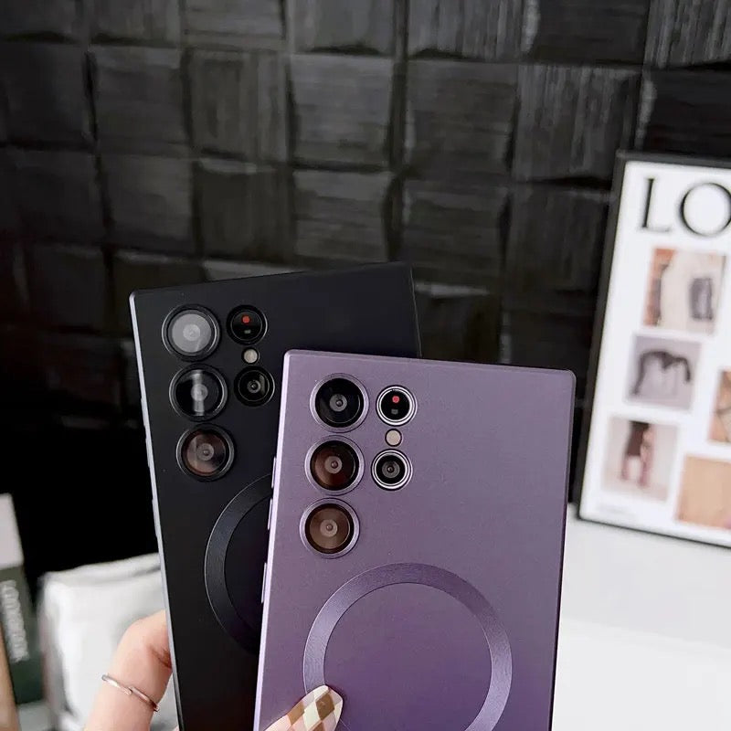 Magnetic Wireless Charging Samsung S & Note Series Soft Phone Case