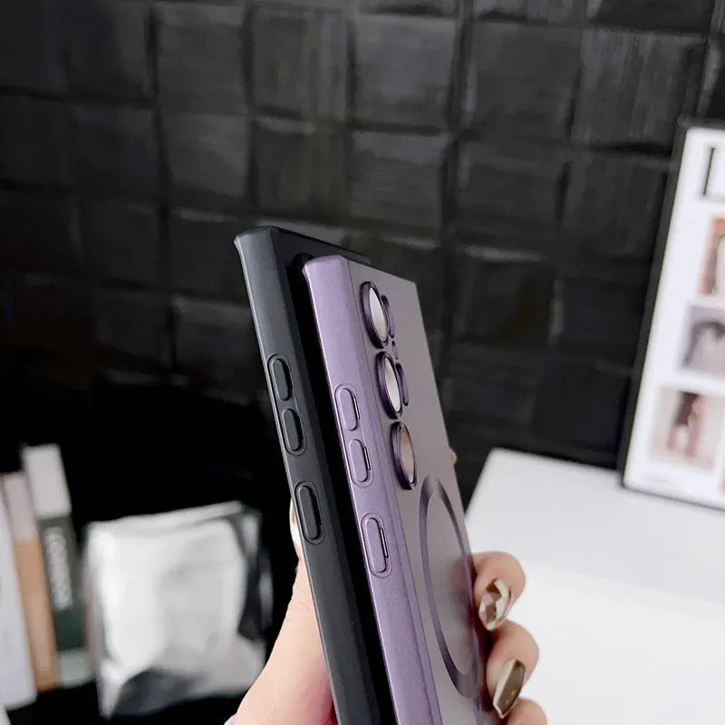 Magnetic Wireless Charging Samsung S & Note Series Soft Phone Case