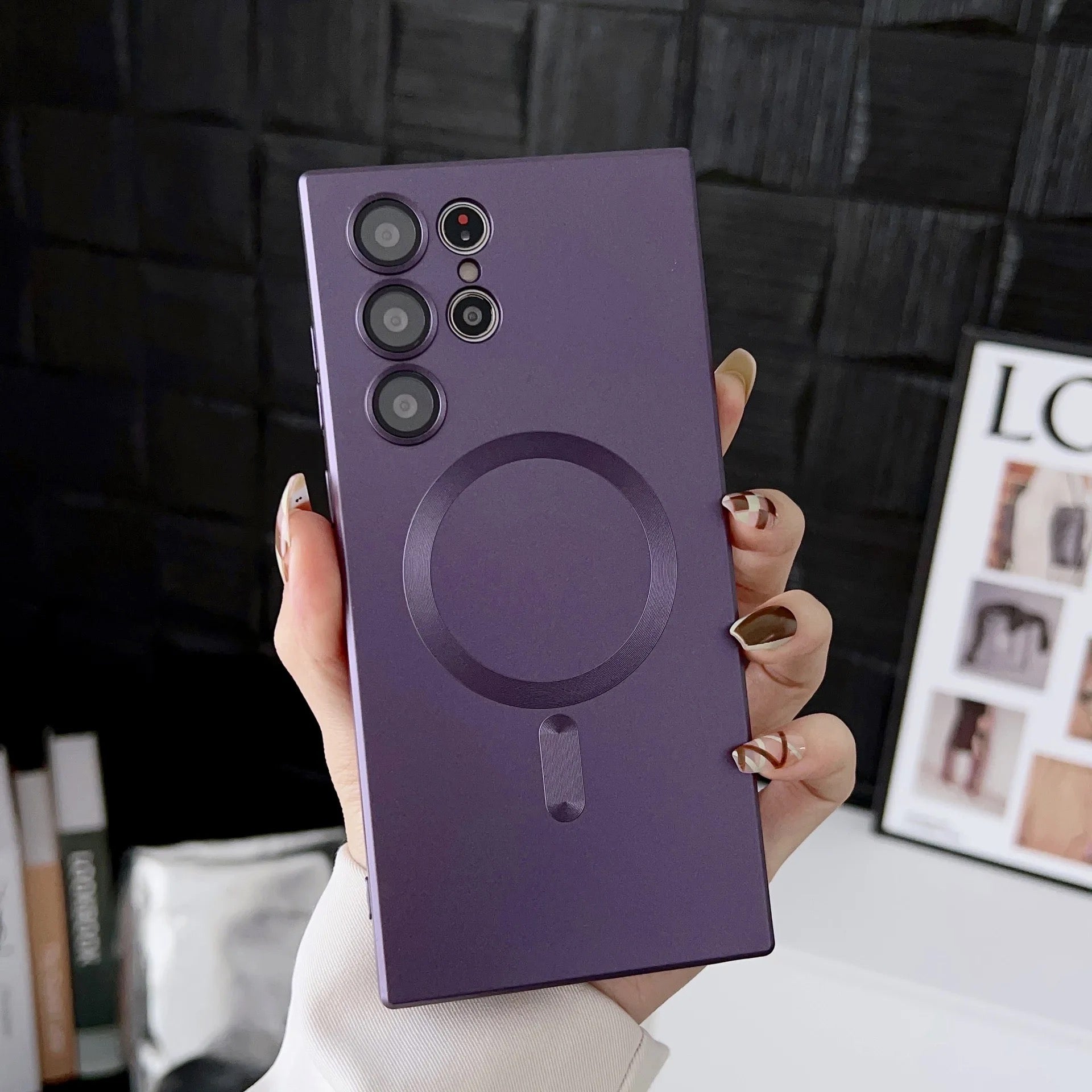 Magnetic Wireless Charging Samsung S & Note Series Soft Phone Case