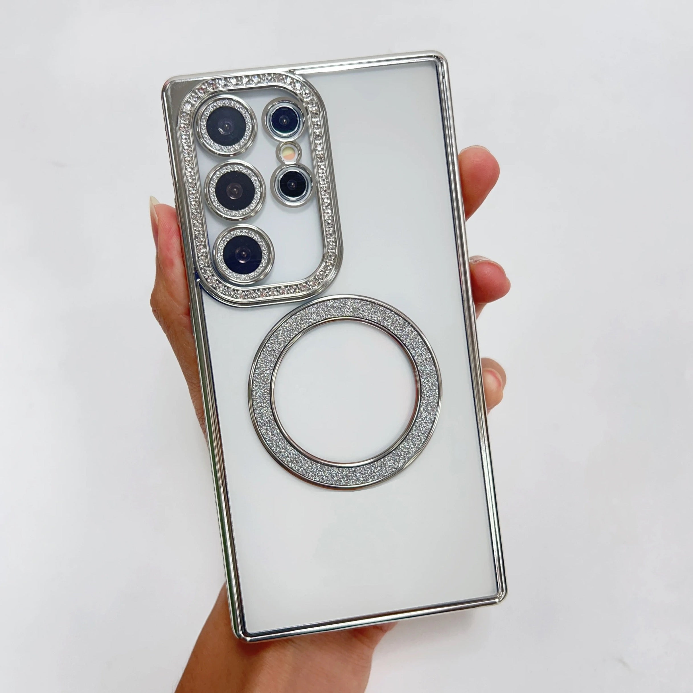 Luxury Samsung Diamond Crystal Bling Glitter Bumper Magsafe Magnetic Case
