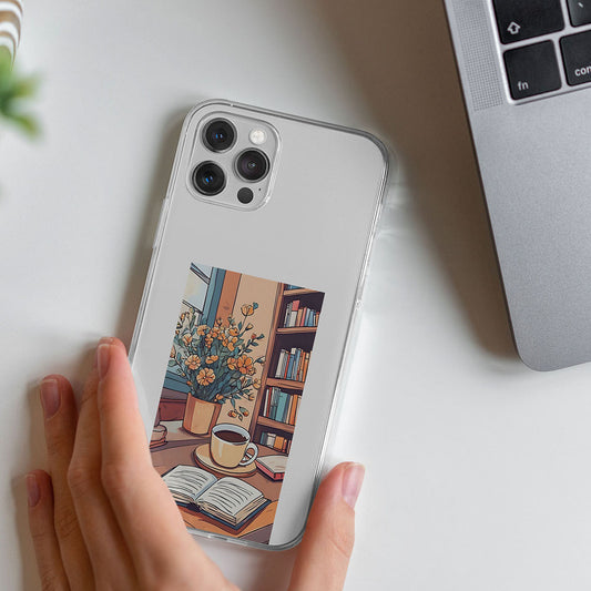Coffee Books Transparent Custom Slim Soft Cases