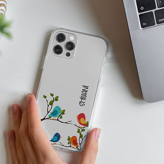Birds Custom Transparent Slim Soft Cases