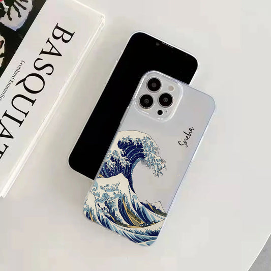 Waves Custom Transparent Slim Soft Cases