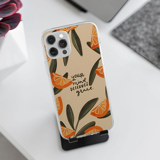 Your Mind Deserves Grace Custom Slim Soft Cases
