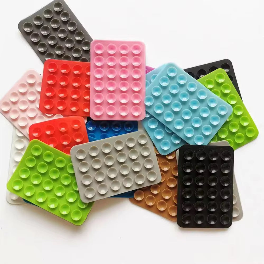 Silicone Suction Cup Grip Phone Holder Mobile Wall Mount Waterproof Sticker