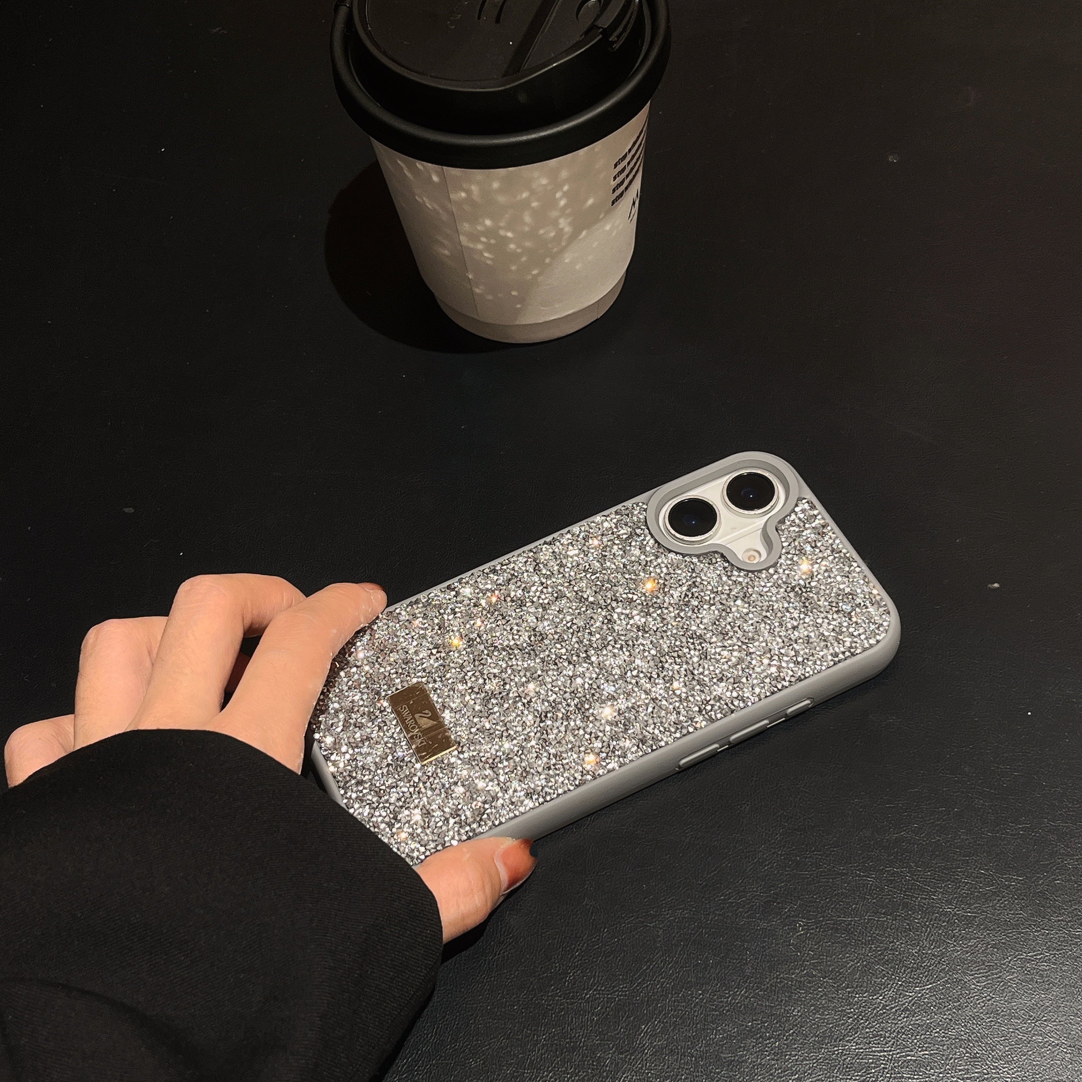 Premium Luxury Branded Rhinestone Diamond Glitter iPhone Samsung Silicone Case