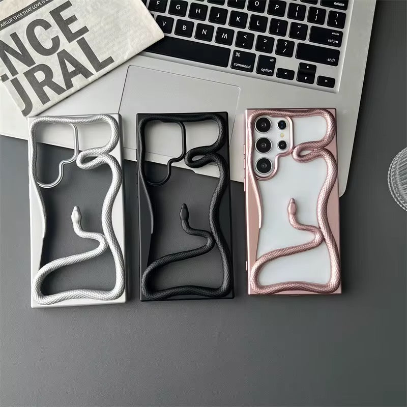 3D Luxury Snake Samsung Skeleton Bumper Designer Serpent Bumper Case