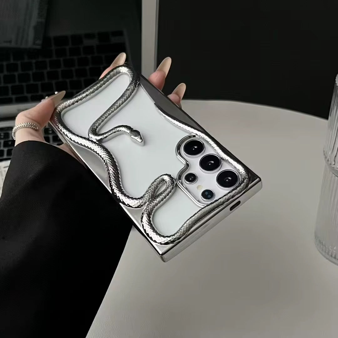 3D Luxury Snake Samsung Skeleton Bumper Designer Serpent Bumper Case