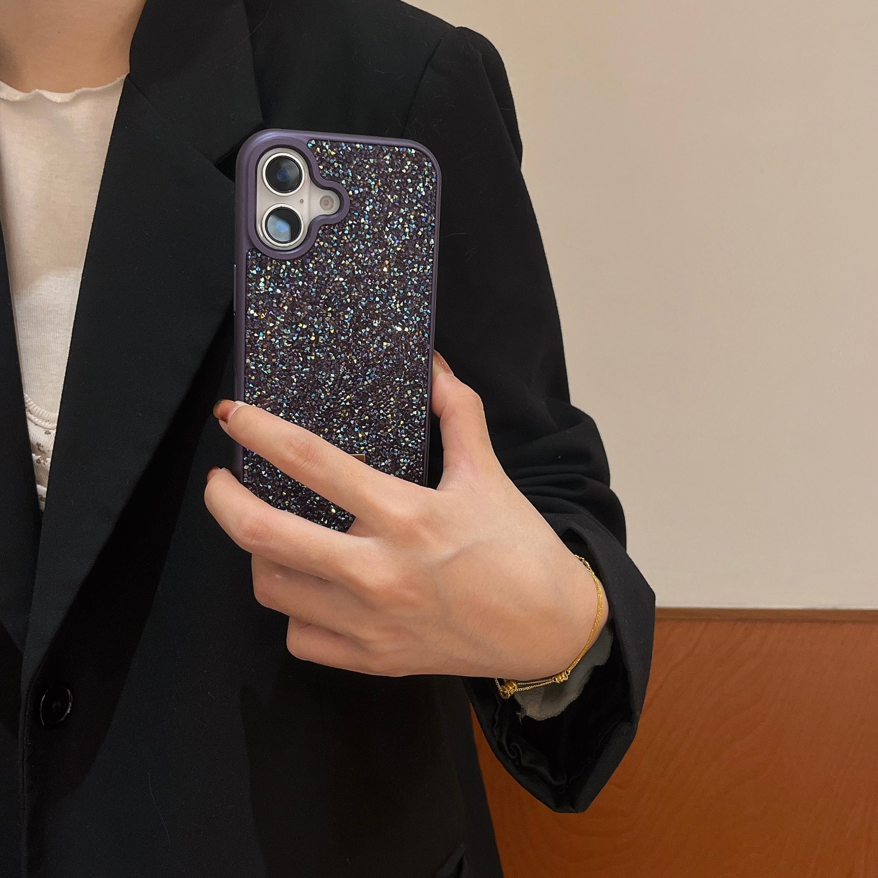 Premium Luxury Branded Rhinestone Diamond Glitter iPhone Samsung Silicone Case