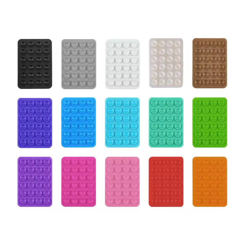 Silicone Suction Cup Grip Phone Holder Mobile Wall Mount Waterproof Sticker