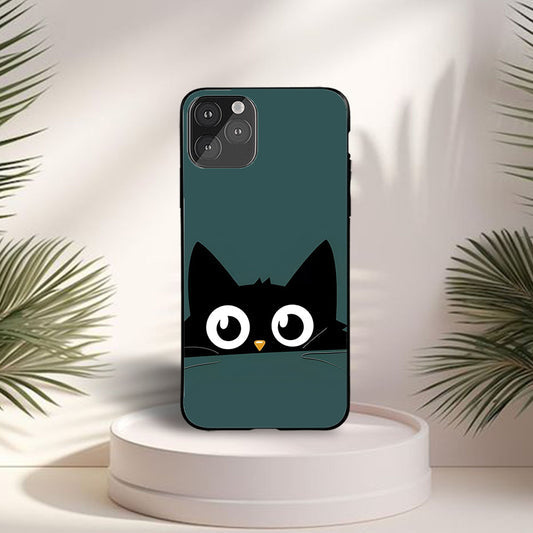 Hidden Kitty Custom Glossy Metal Bumper Case