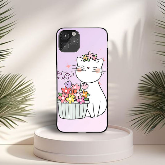 Princess Cat Custom Glossy Metal Bumper Case