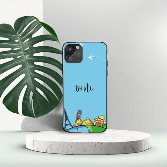 Travel is Life Custom Glossy Metal Bumper Case