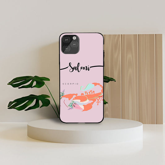 Scorpio Zodiac Custom Glossy Metal Bumper Case