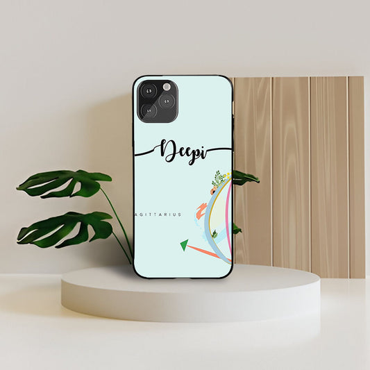 Sagittarius Zodiac Custom Glossy Metal Bumper Case