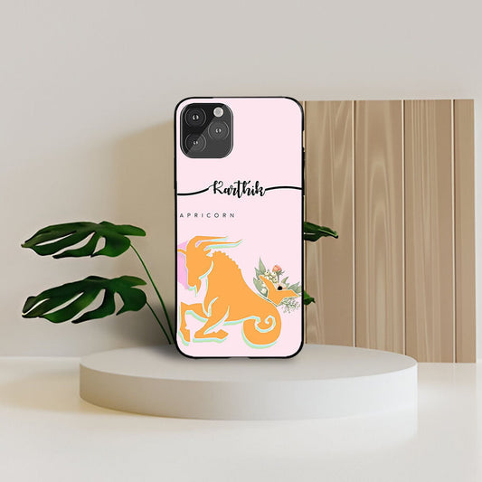 Capricon Zodiac Custom Glossy Metal Bumper Case