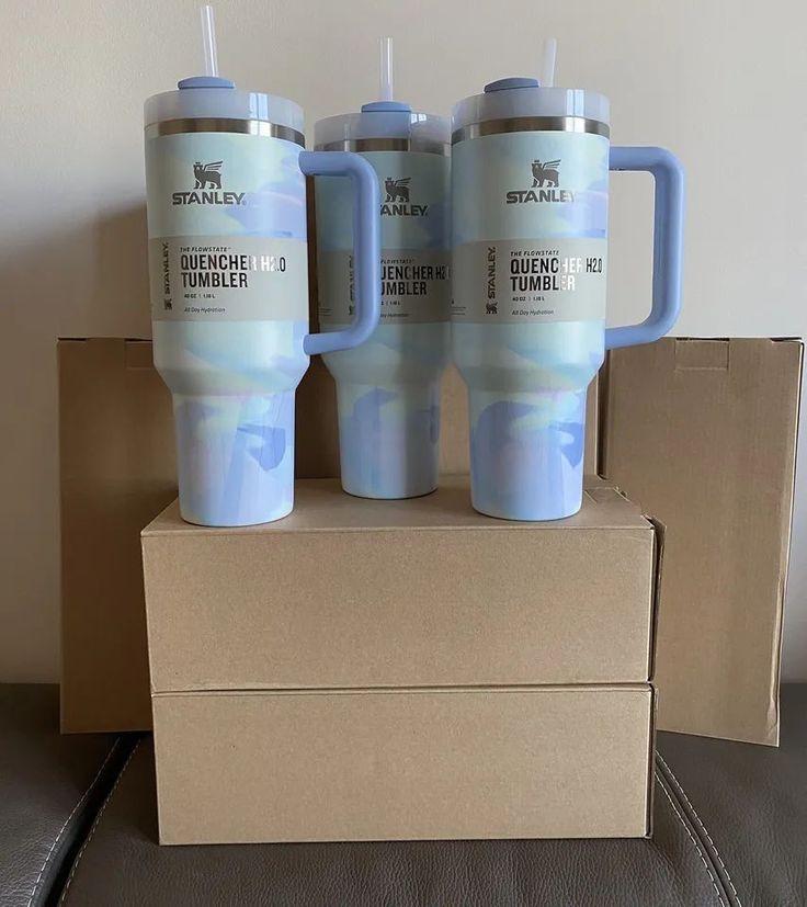 The Quencher H2.0 Tumbler 40 OZ With Lid & Straw (Cool Serene)