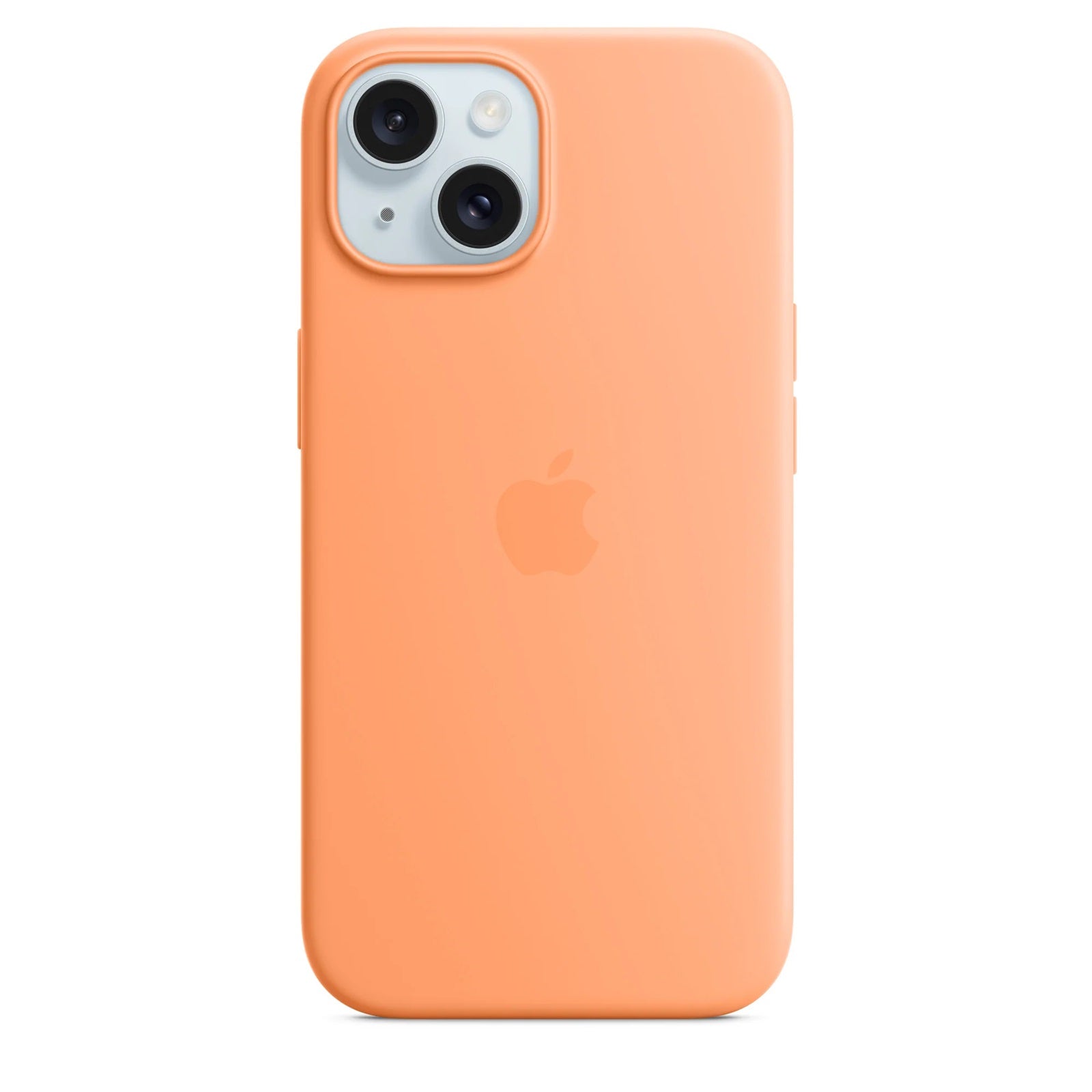 iPhone Liquid Silicone Logo Case (Orange Sorbet)