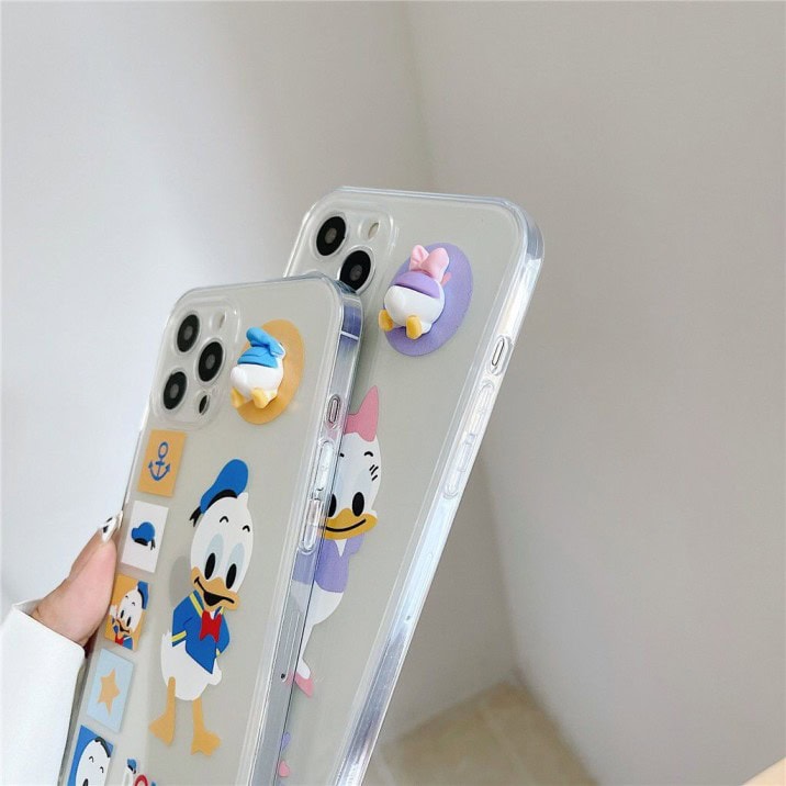 4D Charm Donald And Daisy Custom Slim Soft Cases