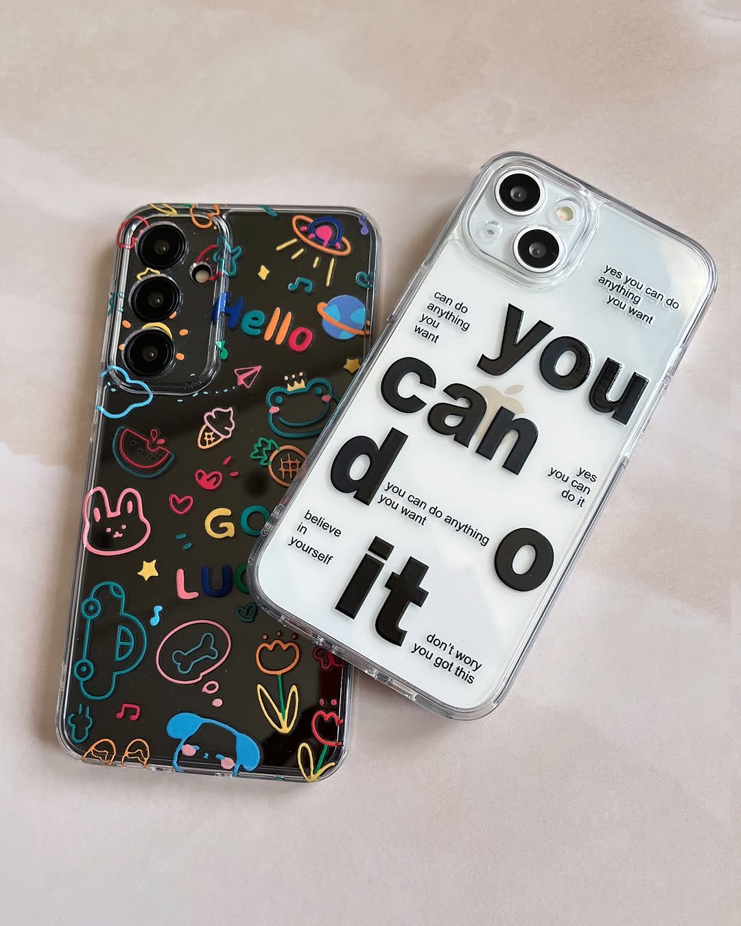 Positive Affirmation Custom Slim Soft Cases