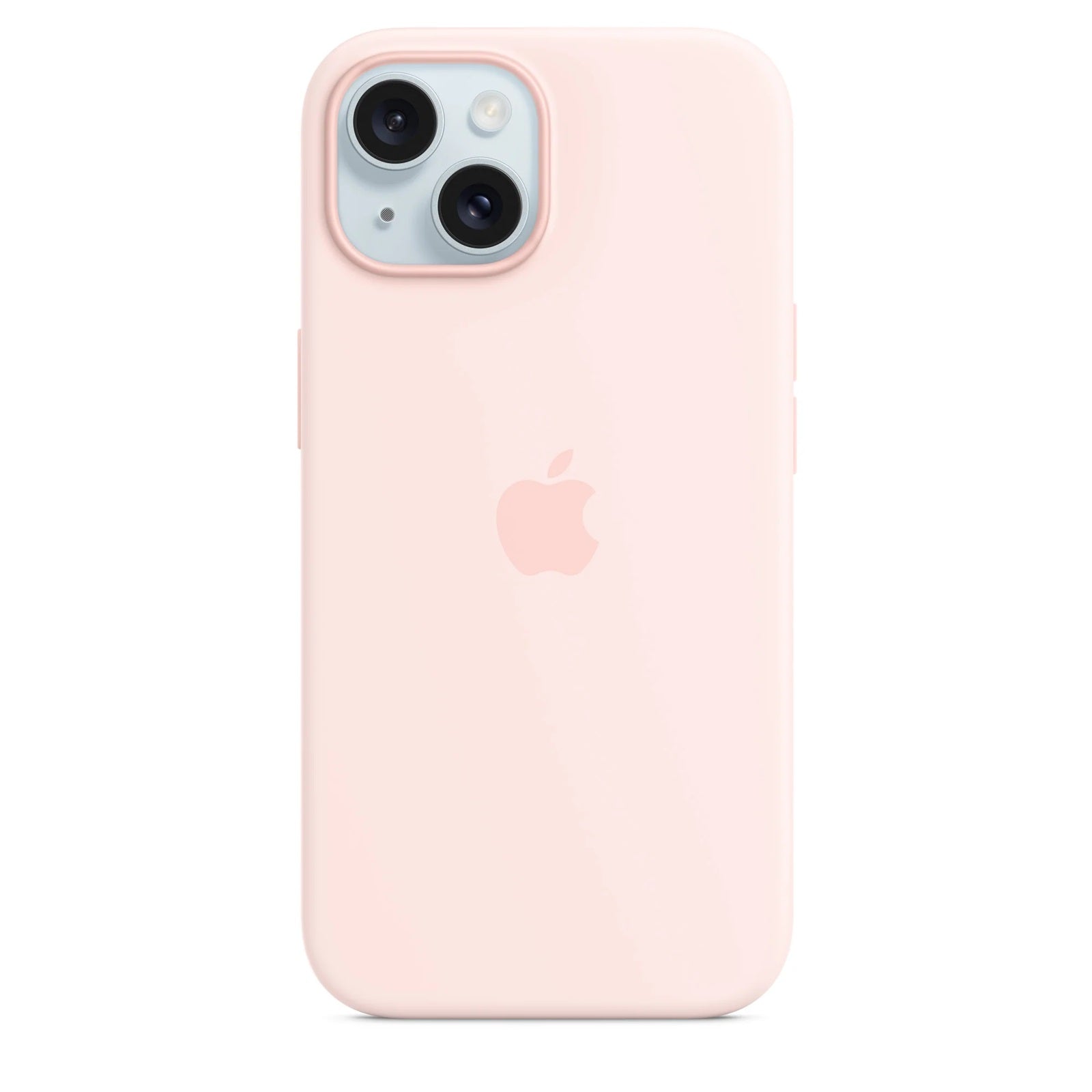 iPhone Liquid Silicone Logo Case (Light Pink)