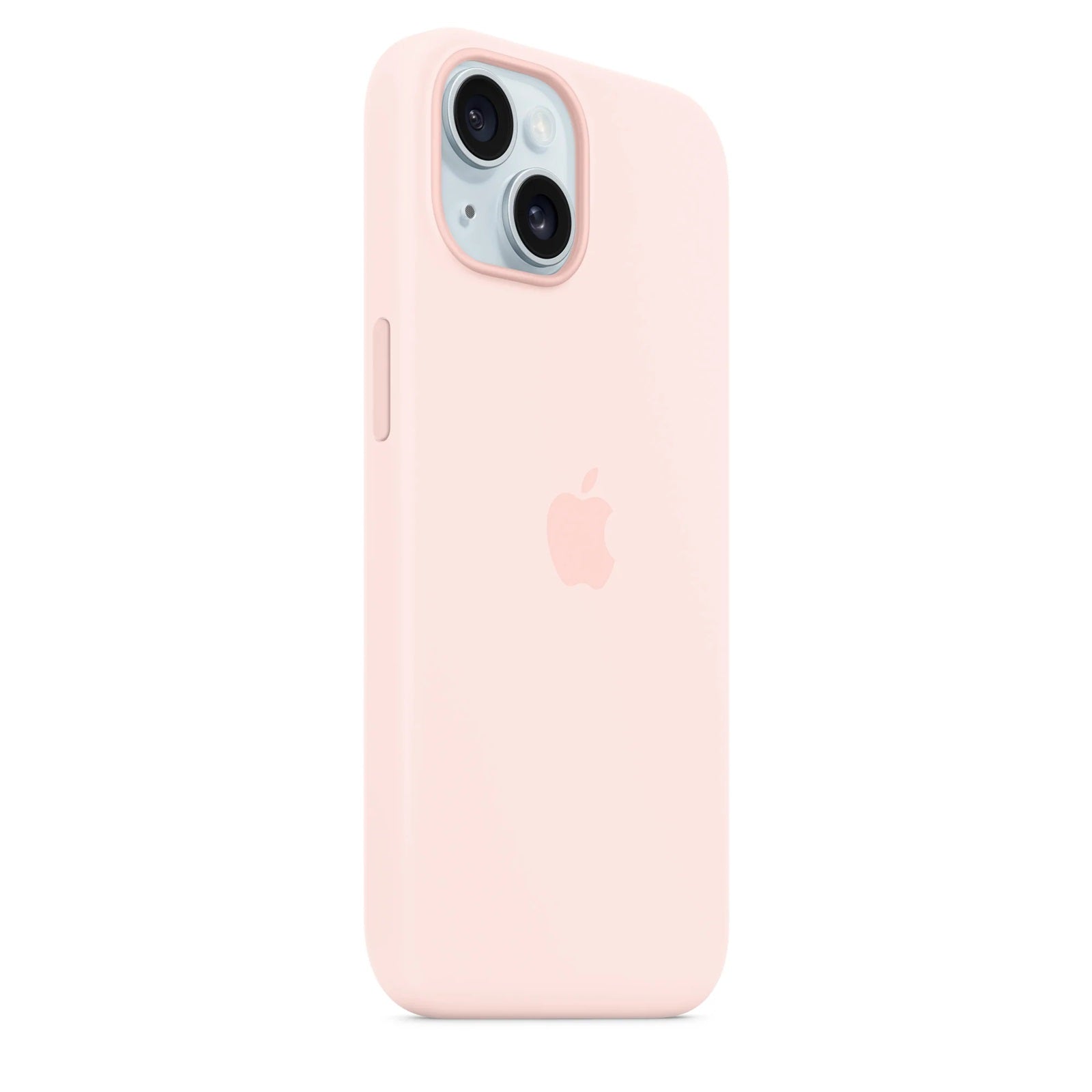 iPhone Liquid Silicone Logo Case (Light Pink)