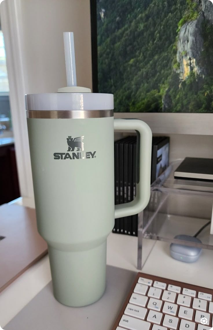 The Quencher H2.0 Tumbler 40 OZ With Lid & Straw (Bay Leaf)