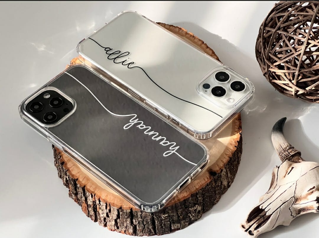 Custom Slim Name Transparent Soft Phone Cases - Main Image