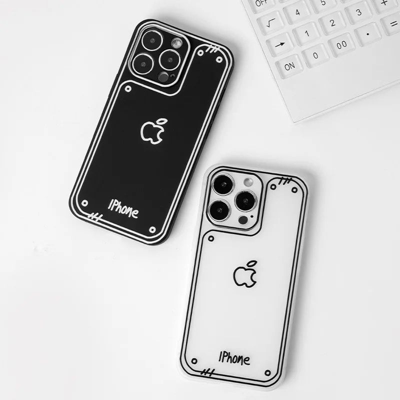 2D Comic iPhone Silicone Case