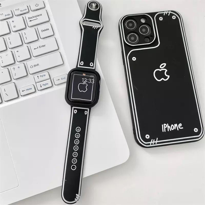 2D Comic iPhone Silicone Case
