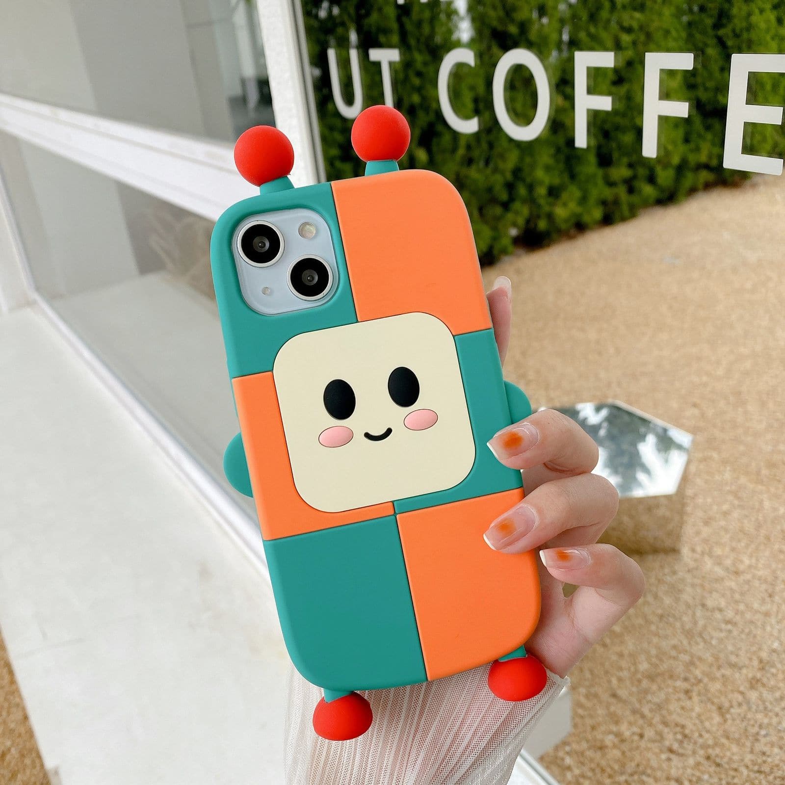 3D Super Robot Rubber Silicone Case For iPhone 13 & iPhone 14