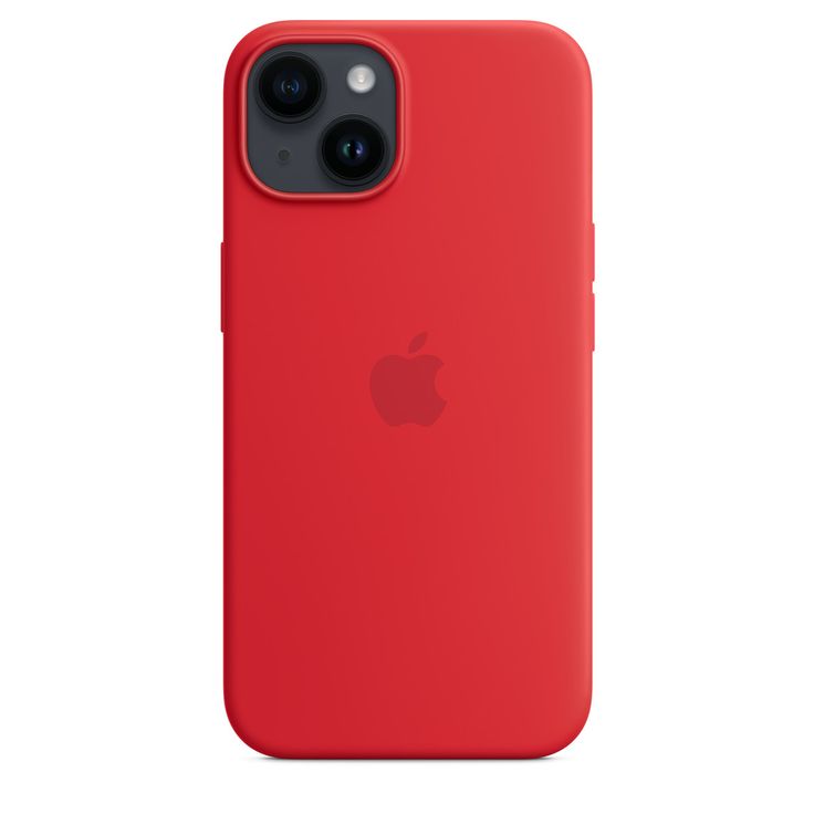 iPhone Liquid Silicone Logo Case (Red)