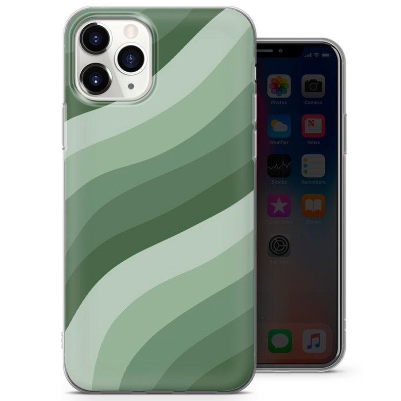 Green Aesthetic Custom Slim Soft Cases