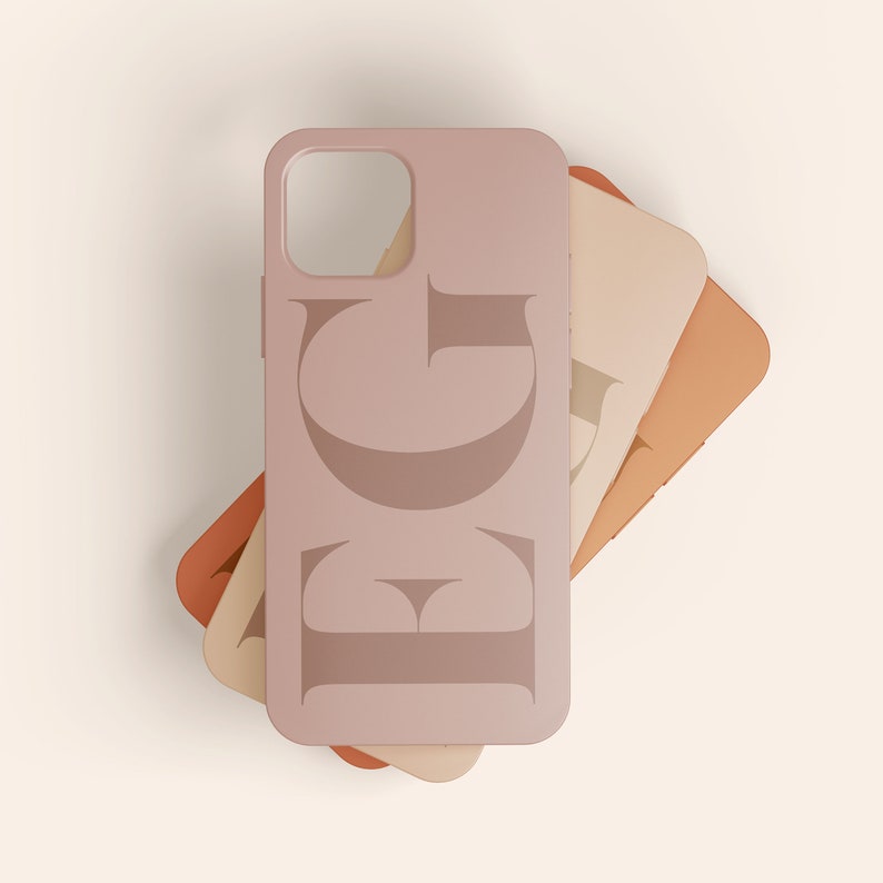 Name Initial Custom  Slim Soft Cases