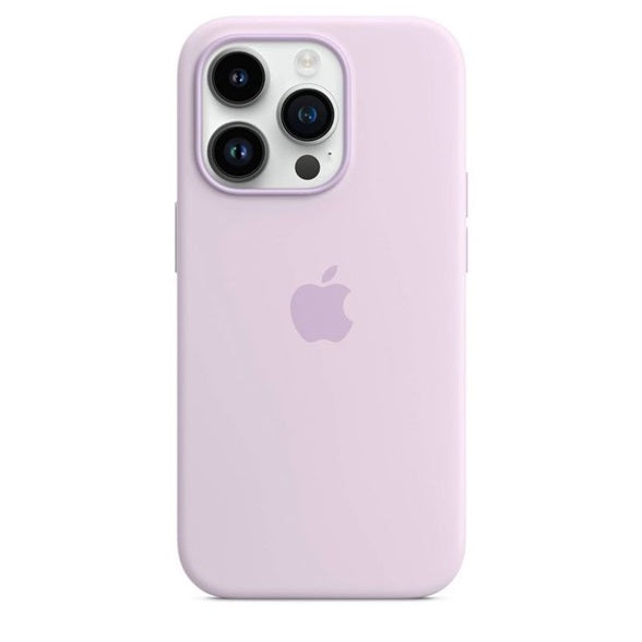 iPhone Liquid Silicone Logo Case (Light Purple)
