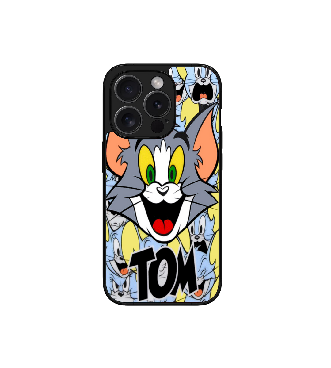 Tom & Jerry The Mouse Cute Cartoon Custom Glossy Metal Bumper Case