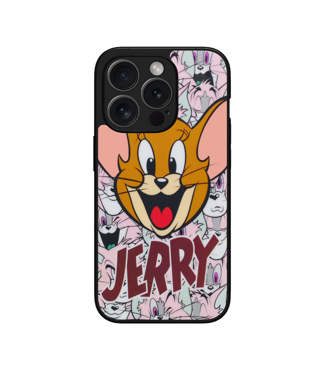 Tom & Jerry The Mouse Cute Cartoon Custom Glossy Metal Bumper Case